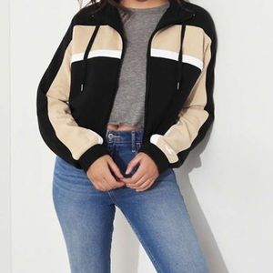 Hollister Full zip mock neck jacket